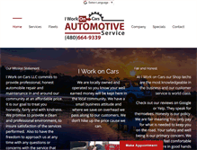 Tablet Screenshot of iworkoncars.com